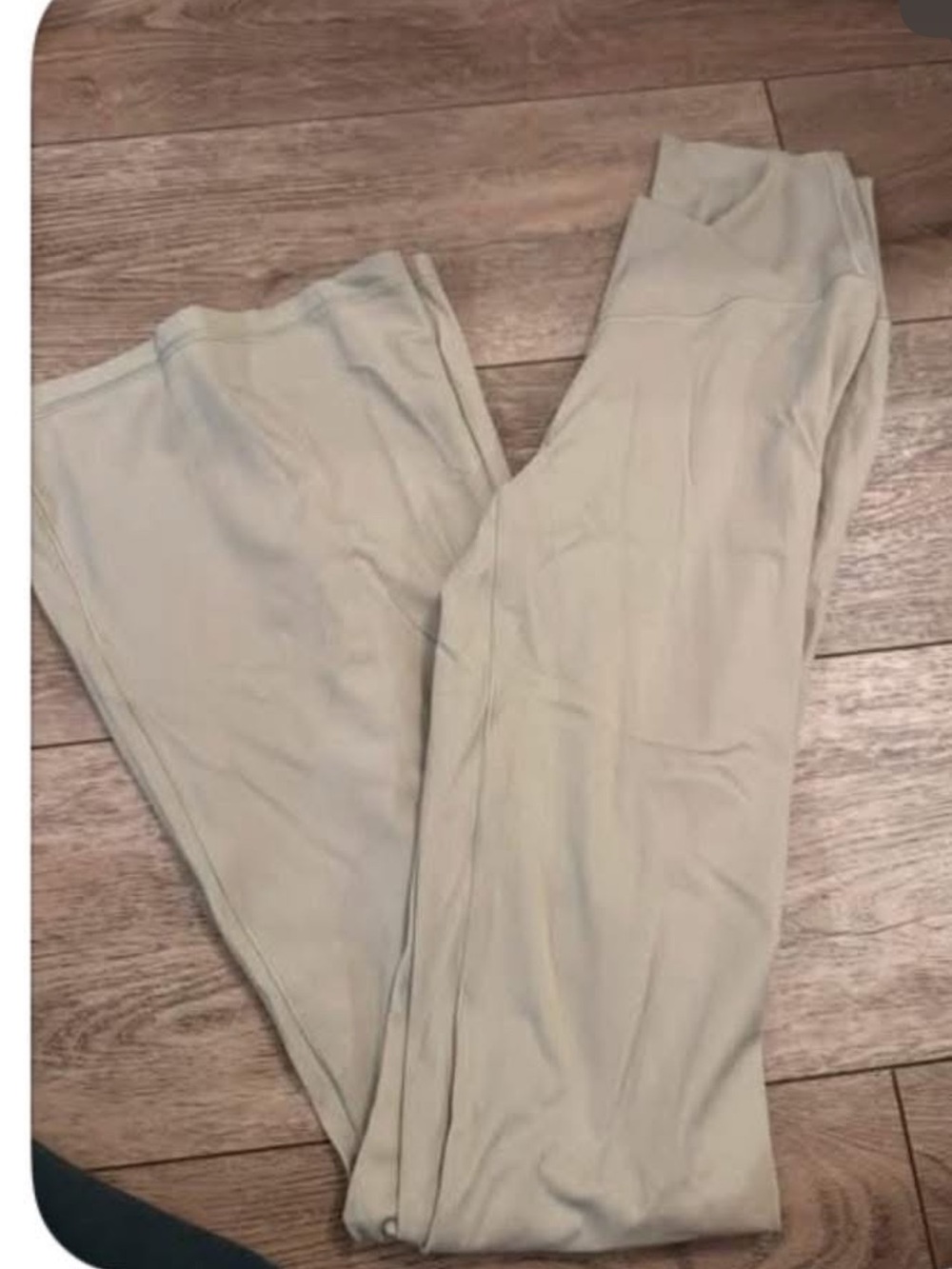 aerie Cream Wide-Leg Leggings